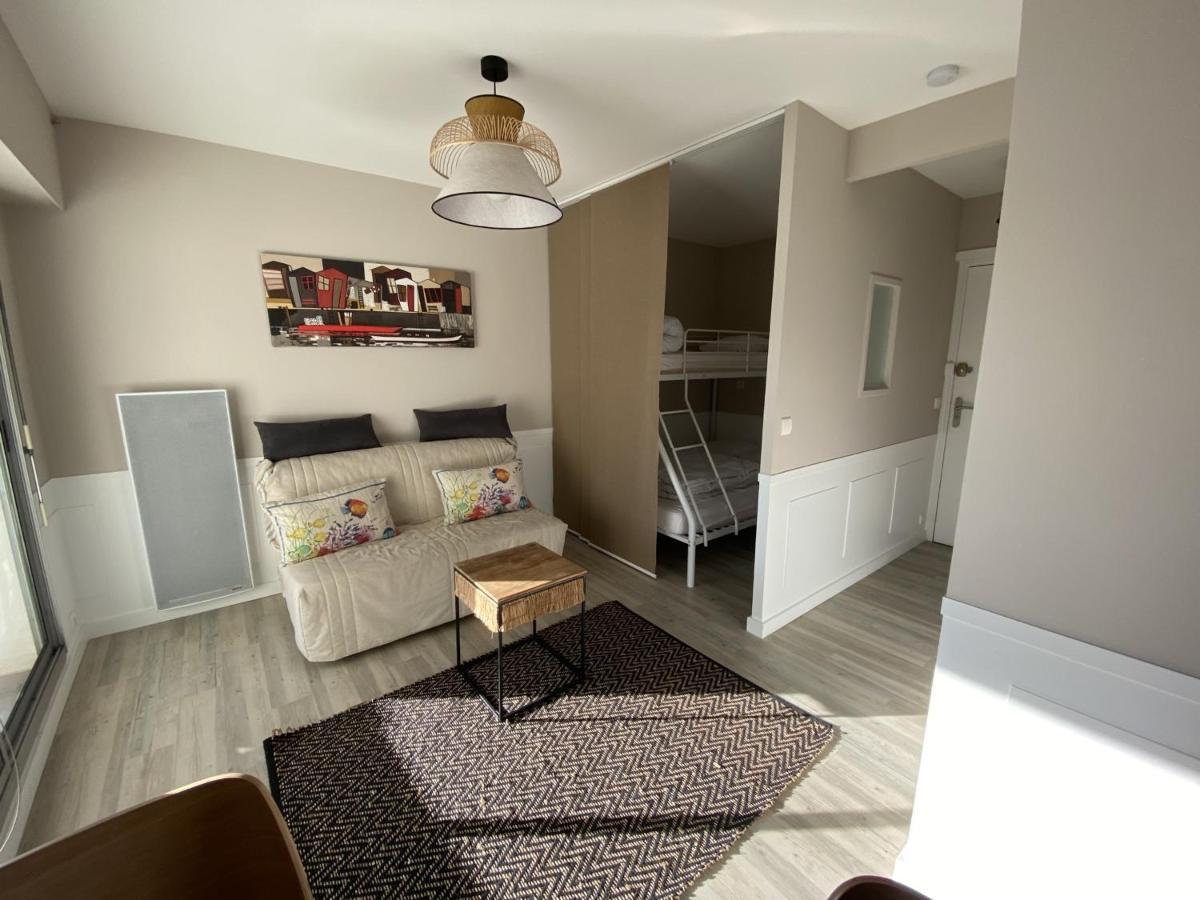 Studio Neuf En Front De Mer Avec Terrasse Et Parking, Ideal Pour 3 Personnes - Fr-1-474-147 아르카숑 외부 사진